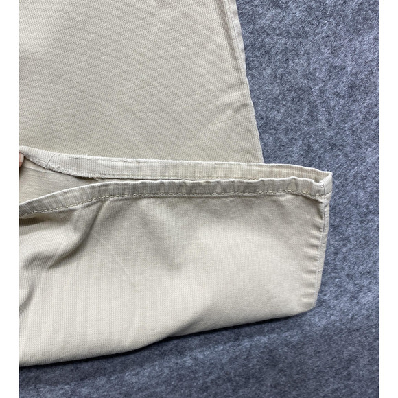 Old Navy Pants Womens Size 2 Beige Ultra Low Rise Wide Leg Casual Chino Y2K - Picture 16 of 16
